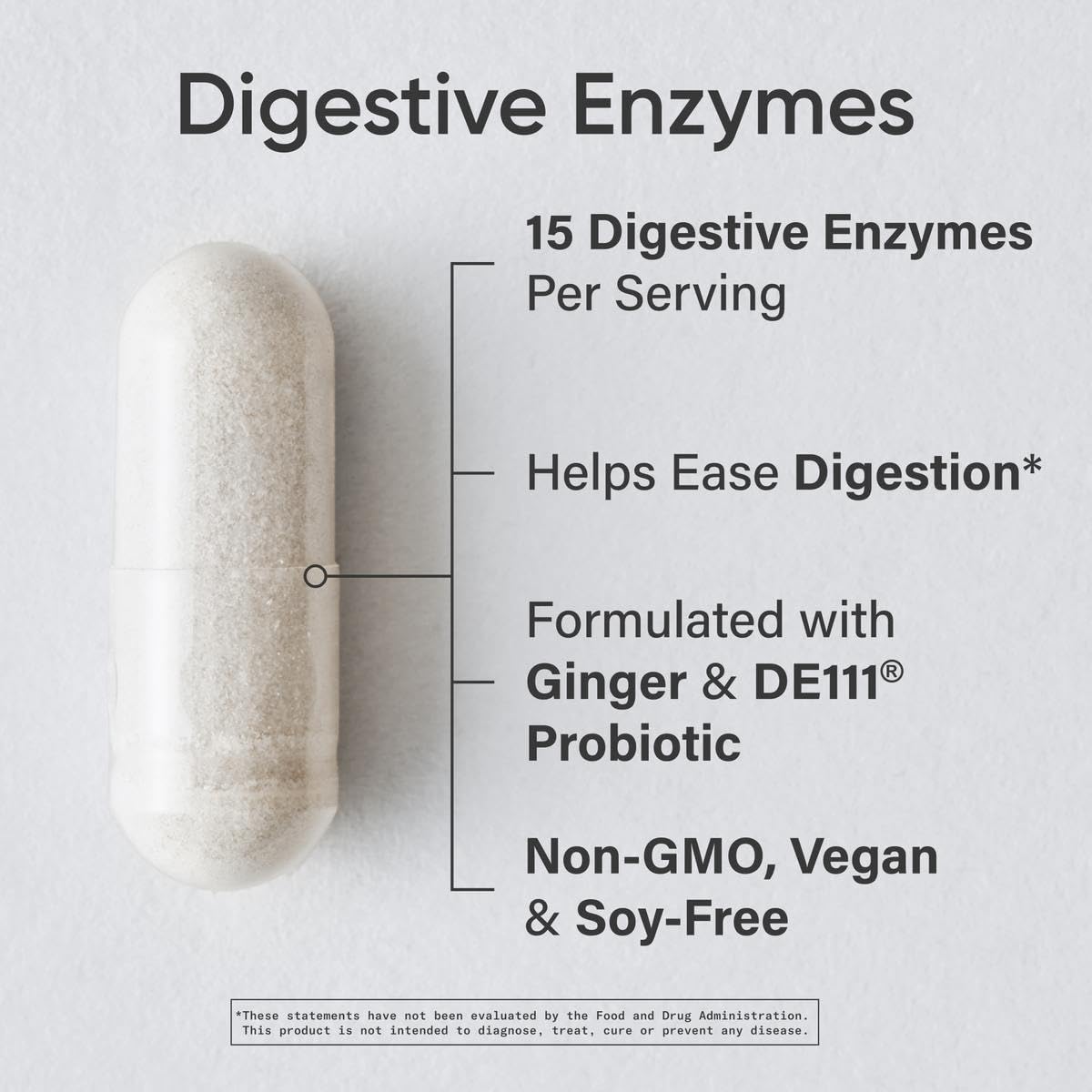 Sports Research Digestive Enzymes with Probiotics & Ginger Capsule 90 Count