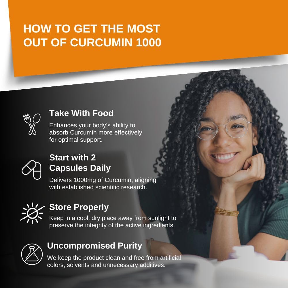 Intelligent Labs Curcumin Turmeric Extract 1000mg Capsules, 120 Count