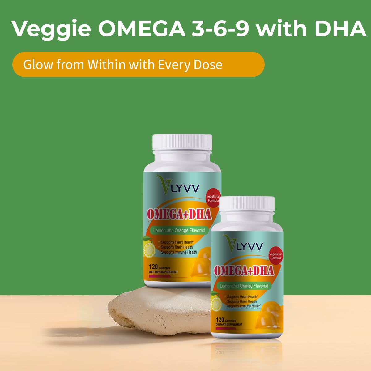 Lyvv Omega Plus DHA Gummy 120 Gummies