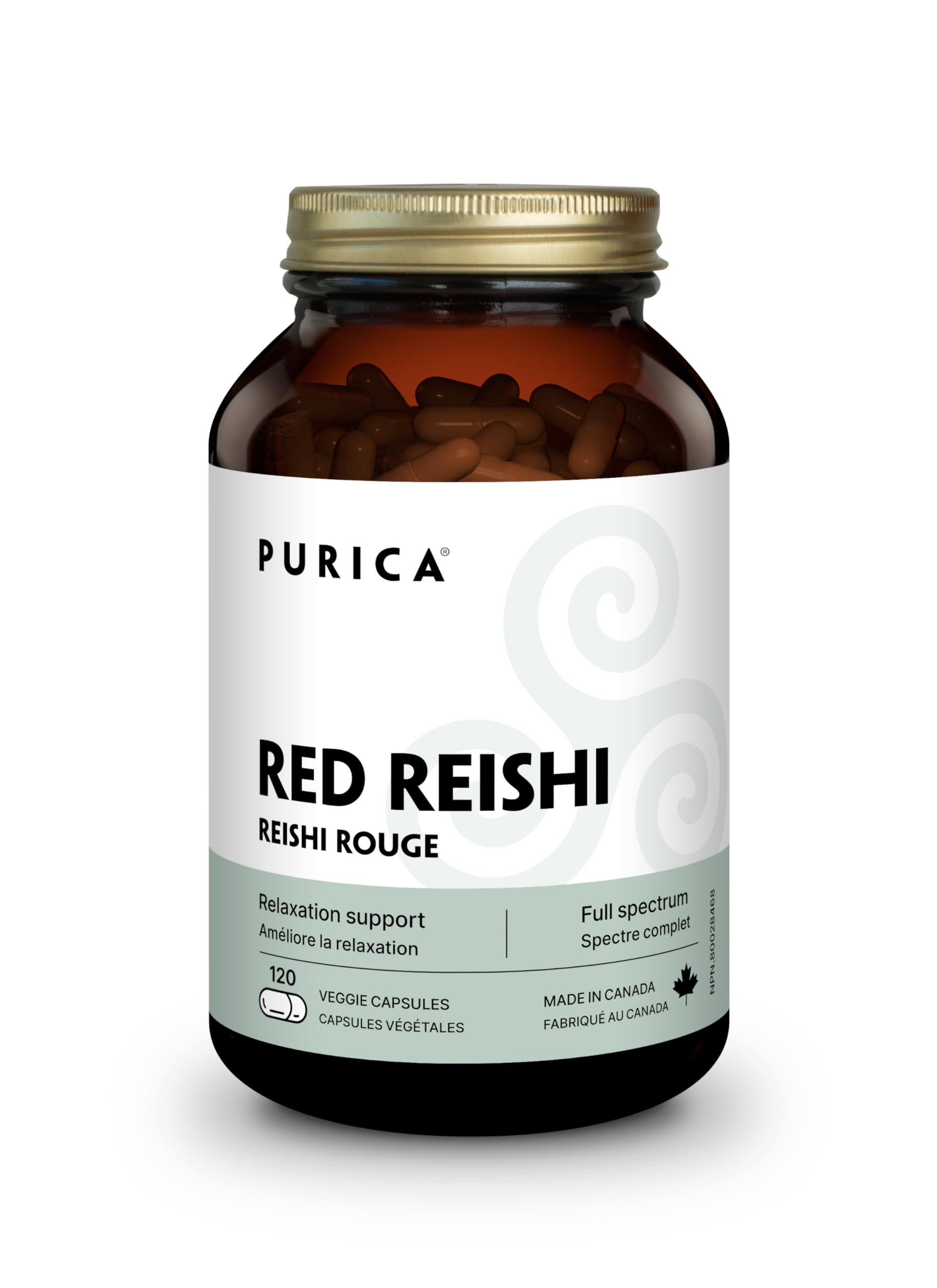 PURICA Red Reishi Capsules 1 Count