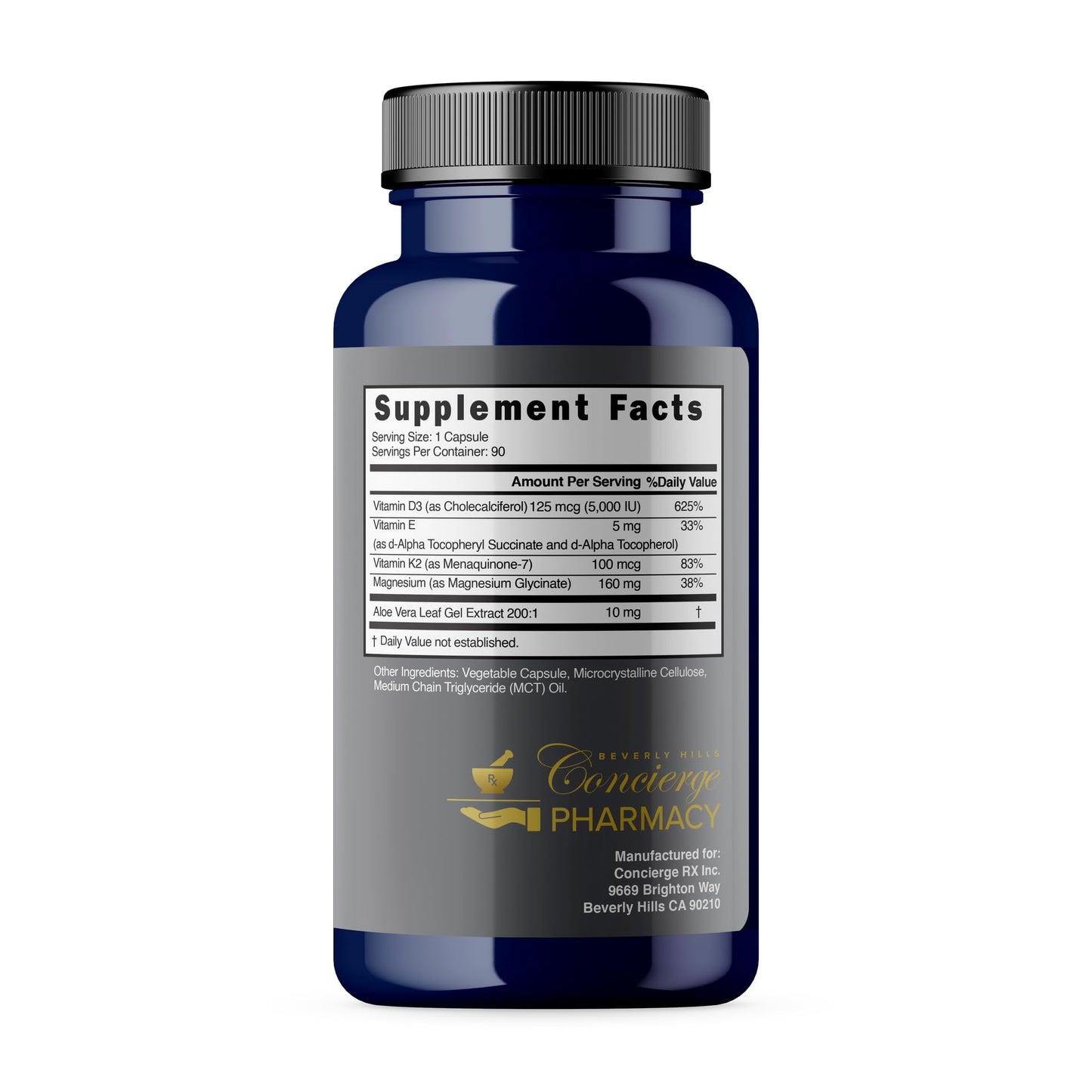 Beverly Hills Concierge Pharmacy Magnesium Glycinate Pro Capsules 90