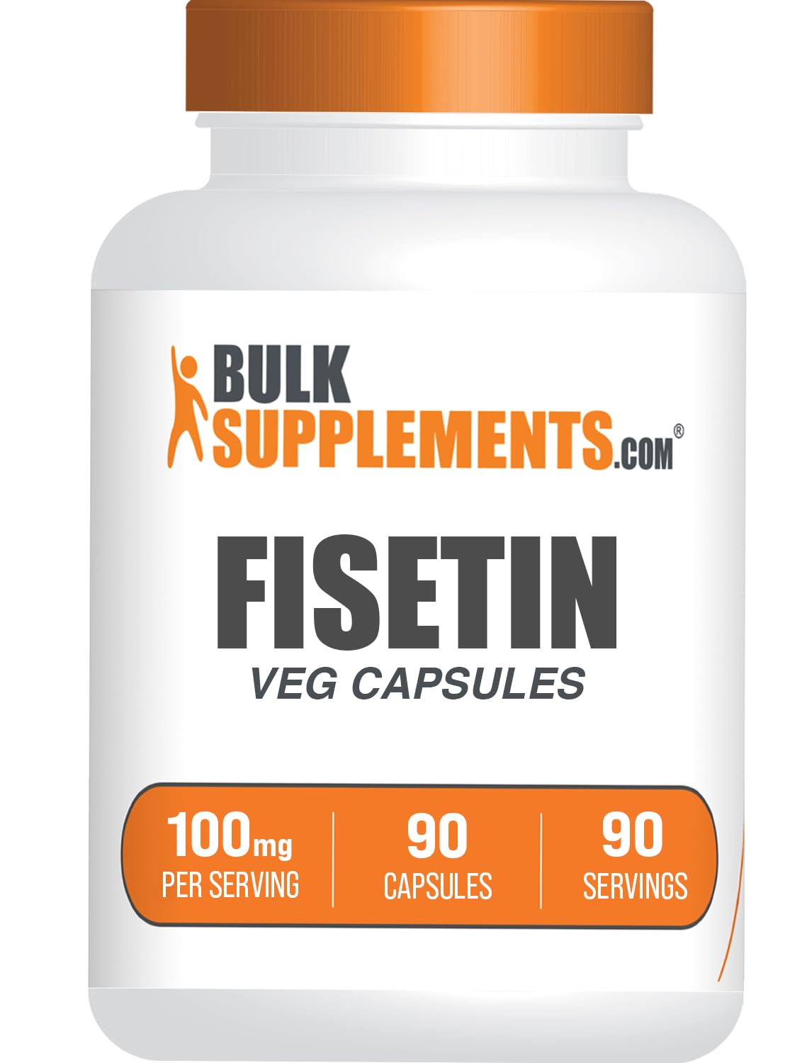 BulkSupplements Fisetin Capsules - Fisetin 100mg, 90 Capsules