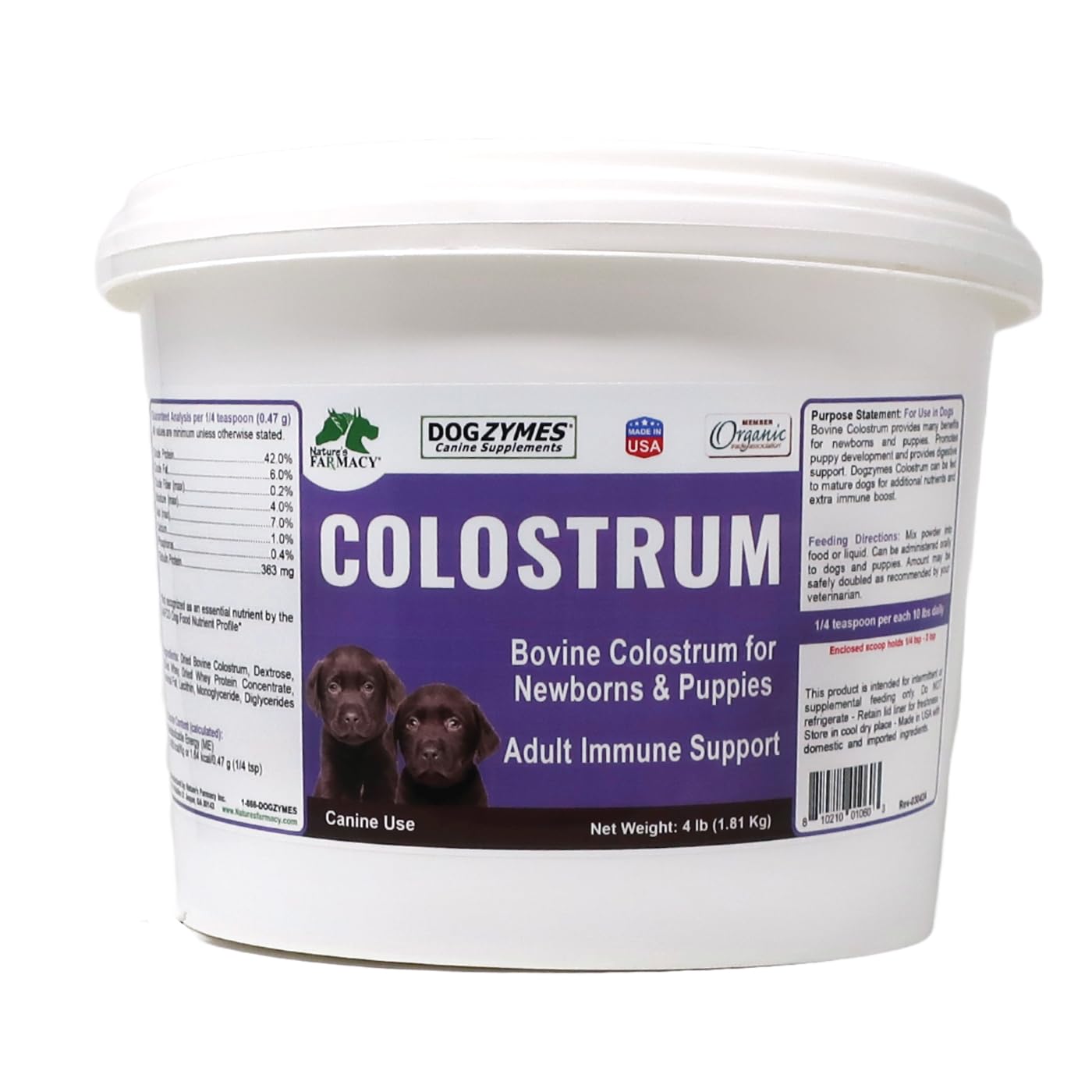 Dogzymes Colostrum Powder 1