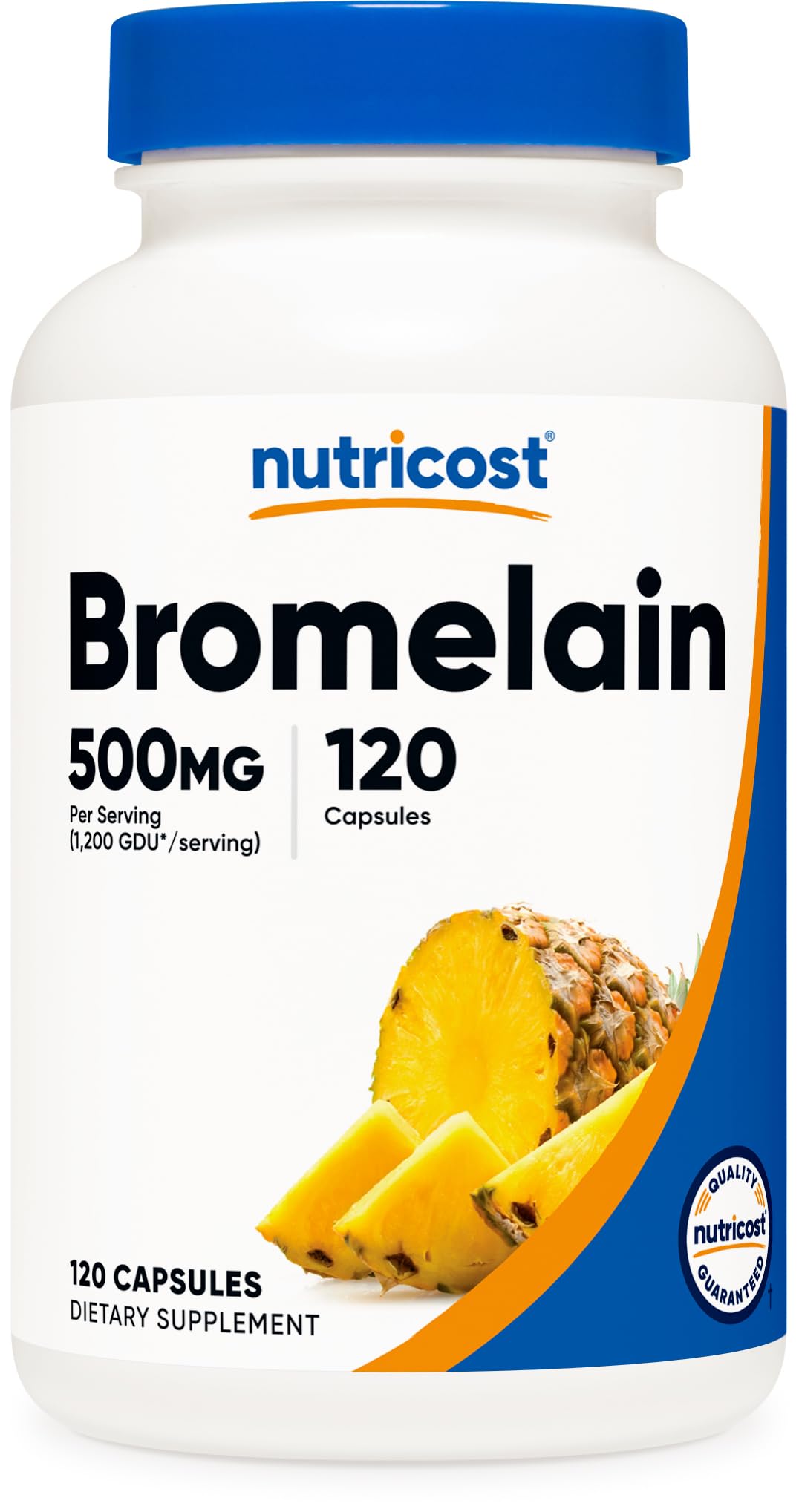 Nutricost Bromelain 500mg Capsules, 120 Count