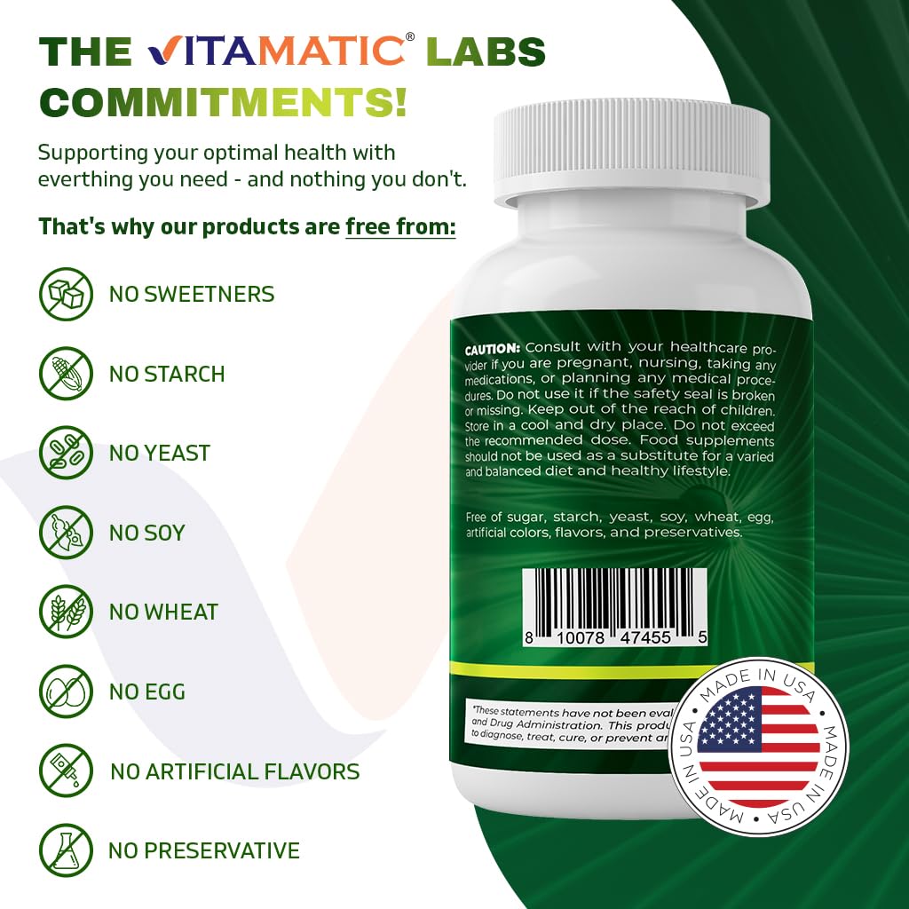 Vitamatic Saw Palmetto + Nettle Leaf/Pumpkin/Pygeum, 180 Capsules