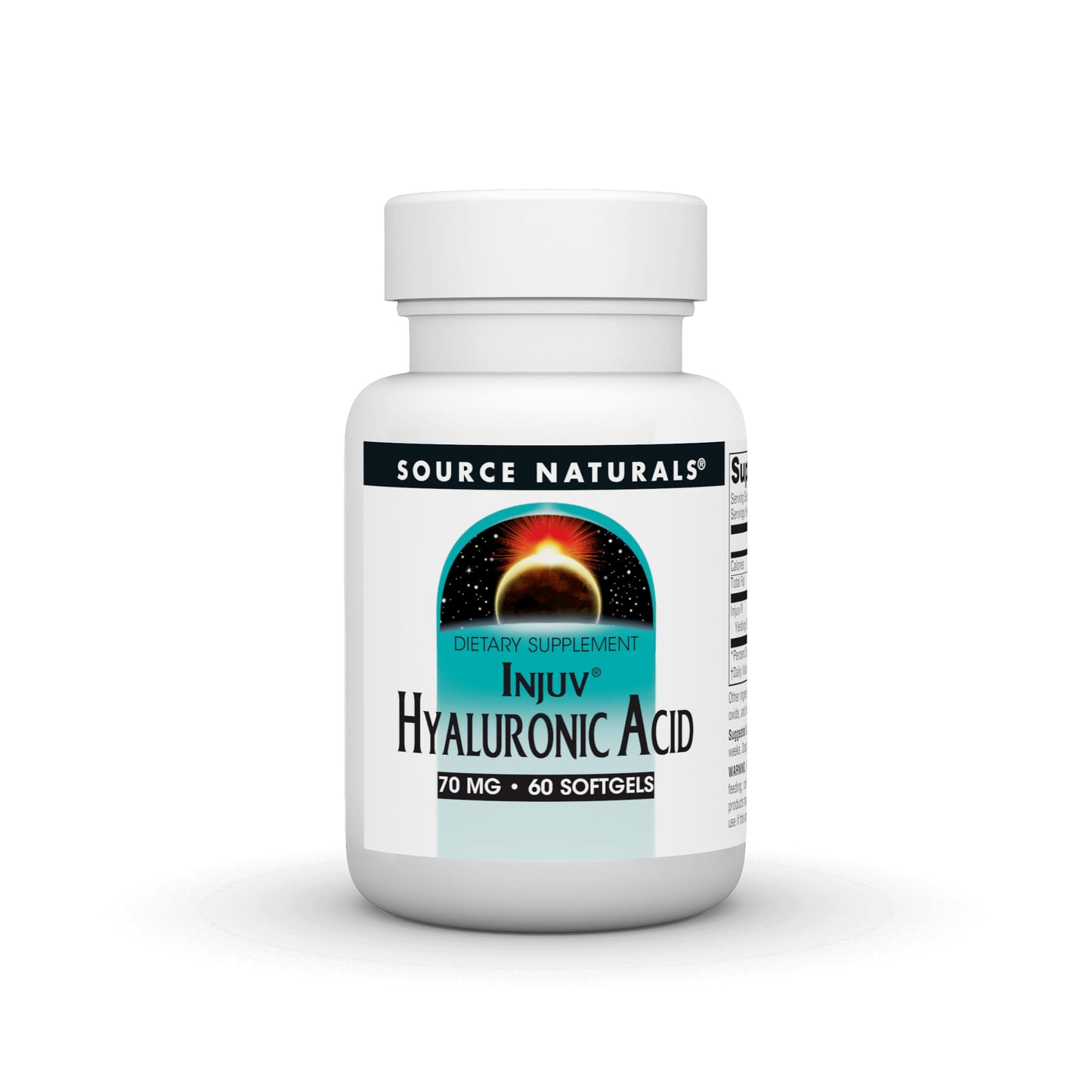 Source Naturals Hyaluronic Acid Injuv 70mg Softgels, 60 Count