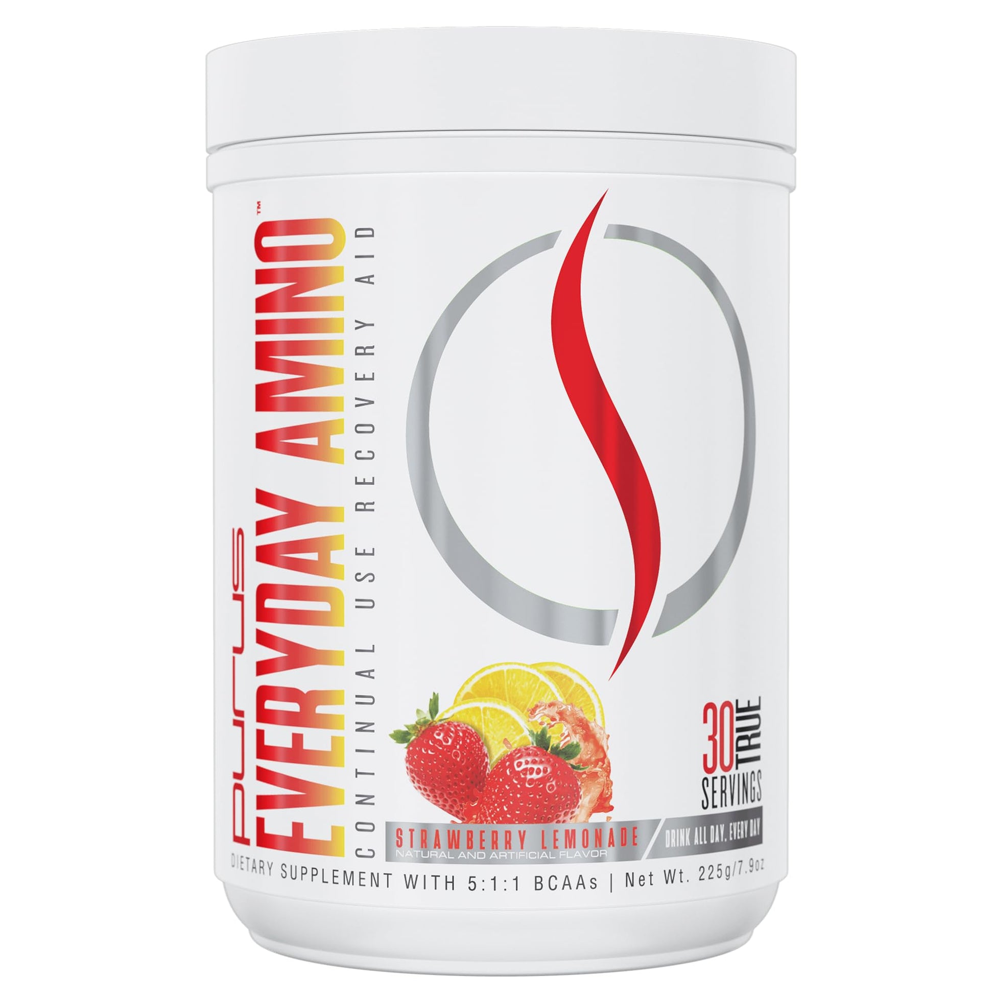 Purus Labs Everyday Amino BCAA Powder, 7.9 Ounce