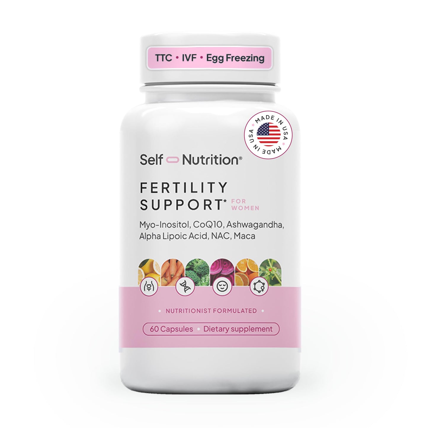 SELF NUTRITION Fertility Support for Women Capsule 60 Capsules