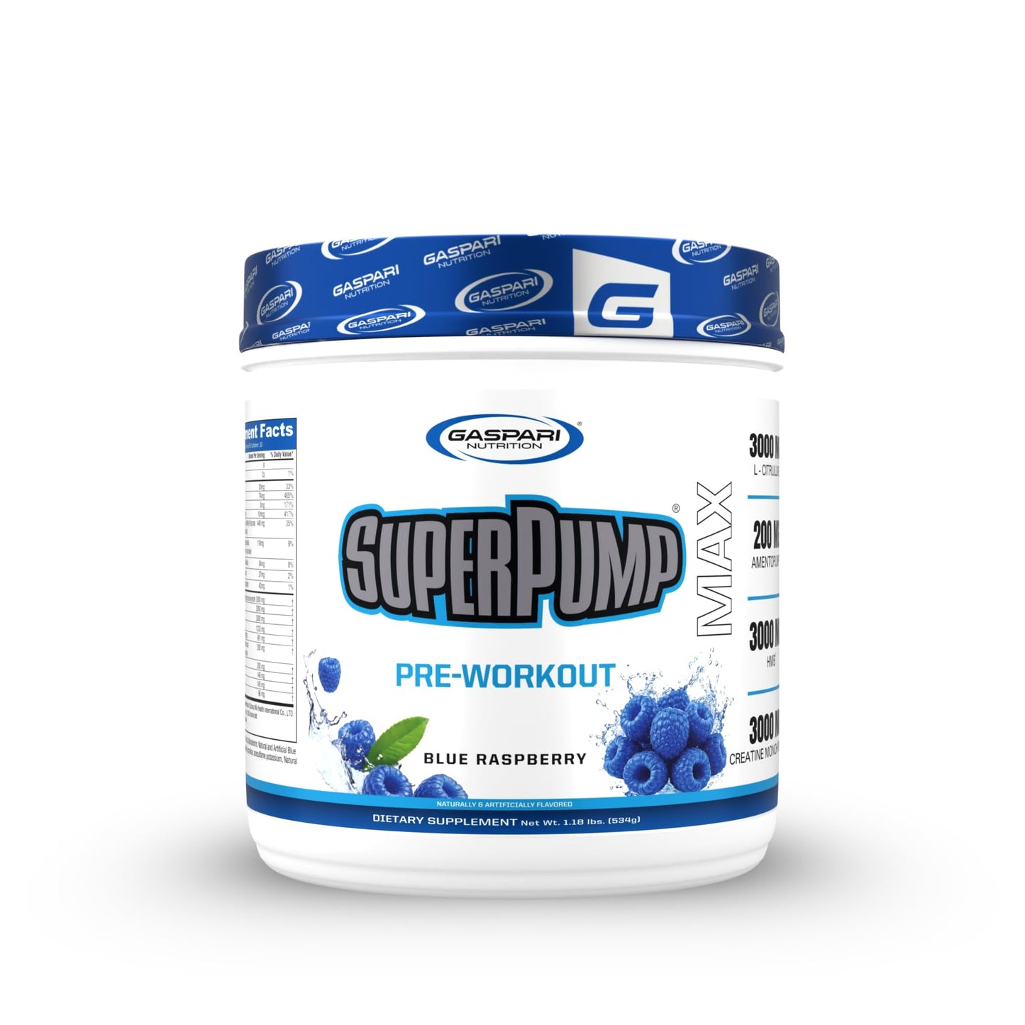 Gaspari Nutrition SuperPump MAX Pre Workout Powder 18.24