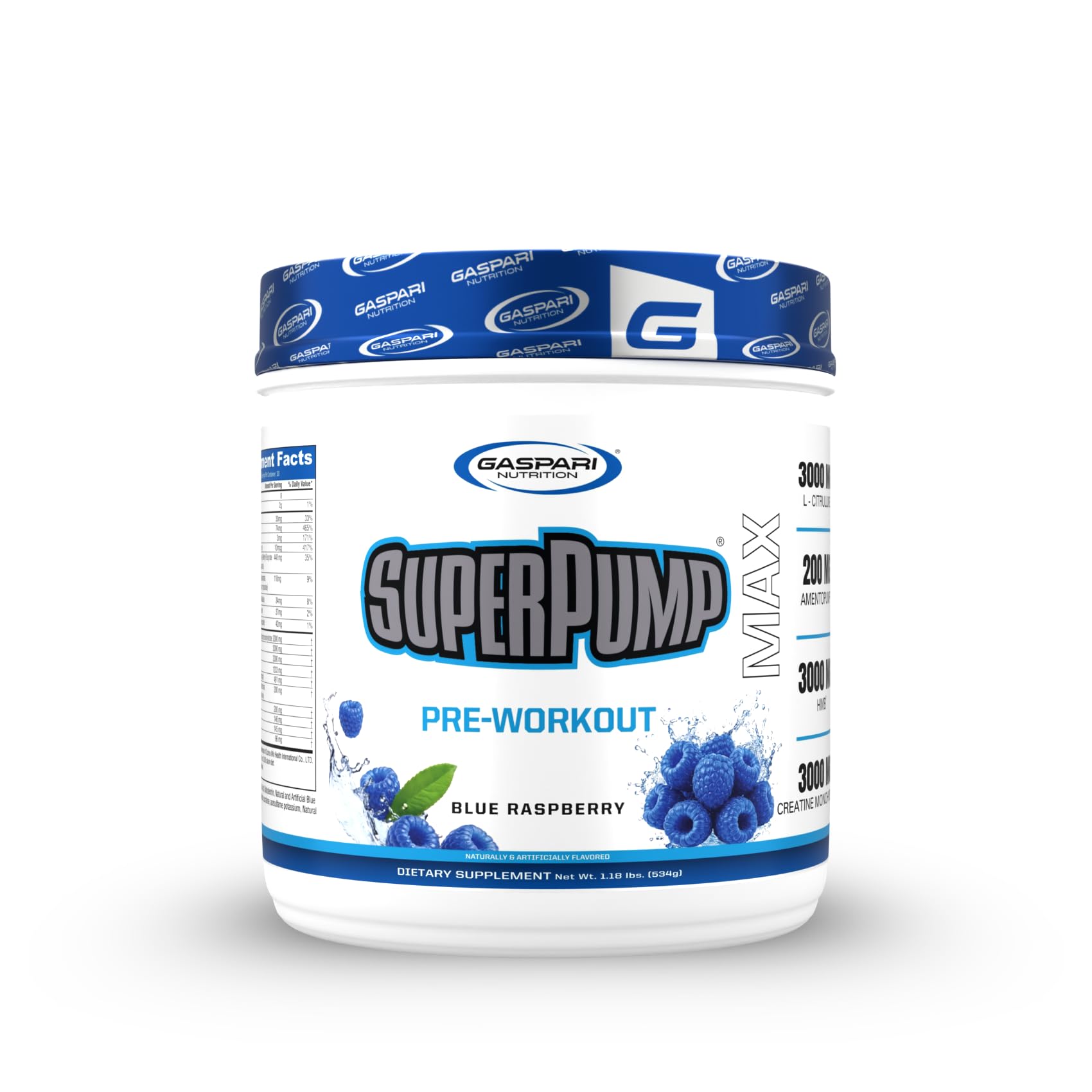 Gaspari Nutrition SuperPump MAX Pre Workout Powder 18.24
