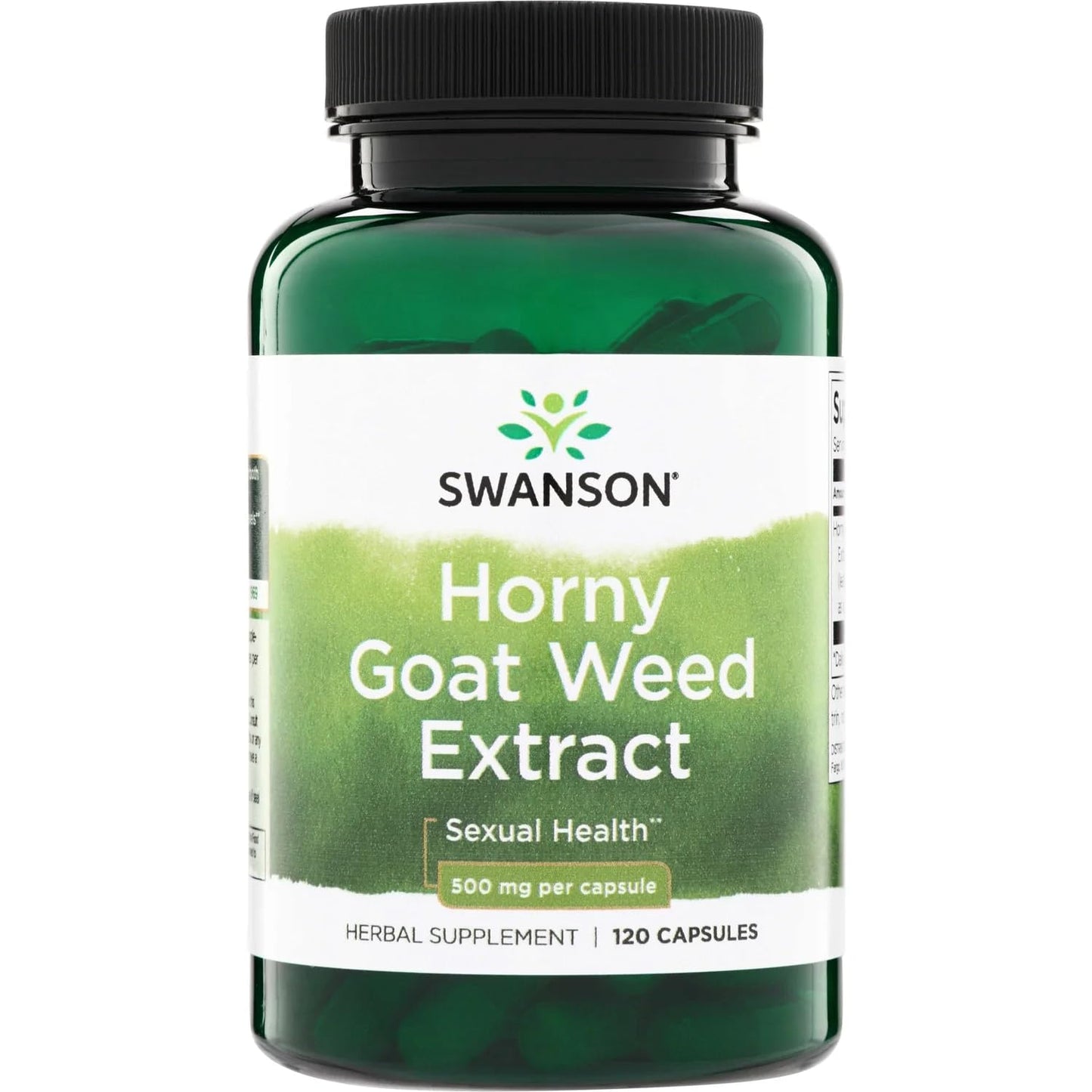 Swanson Horny Goat Weed Complex Vegan Capsules 120 Count