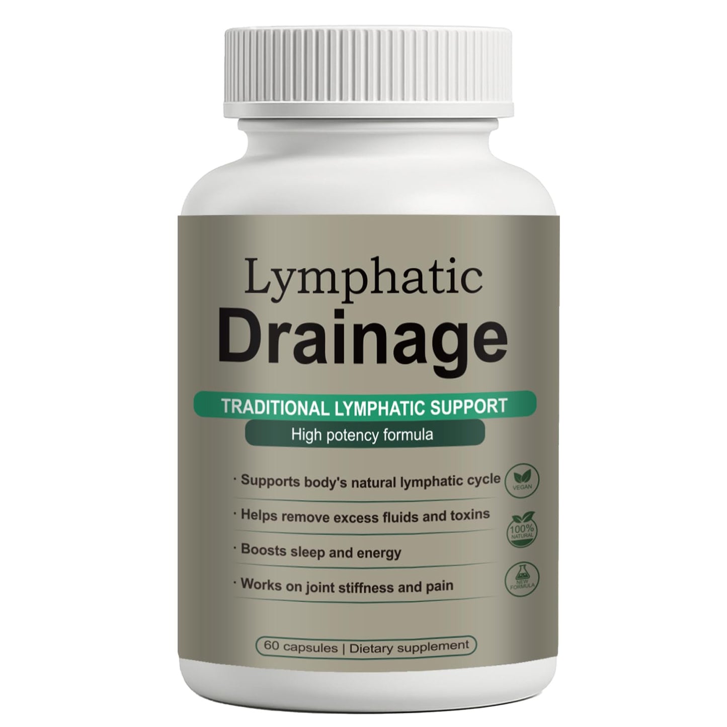 Qiuumey Lymphatic Drainage Capsules 60 Count