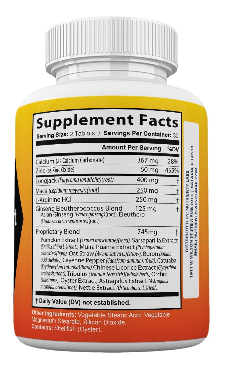 Zonata Pro Vigor for Men Tablets, 60 Count