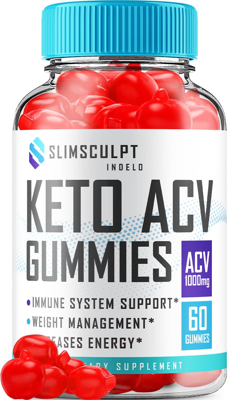 Indelo Slimsculpt Keto ACV Gummies - Advanced Formula, 60 Count