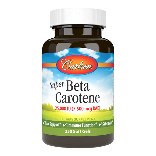 Carlson Super Beta Carotene Softgels, 250-count