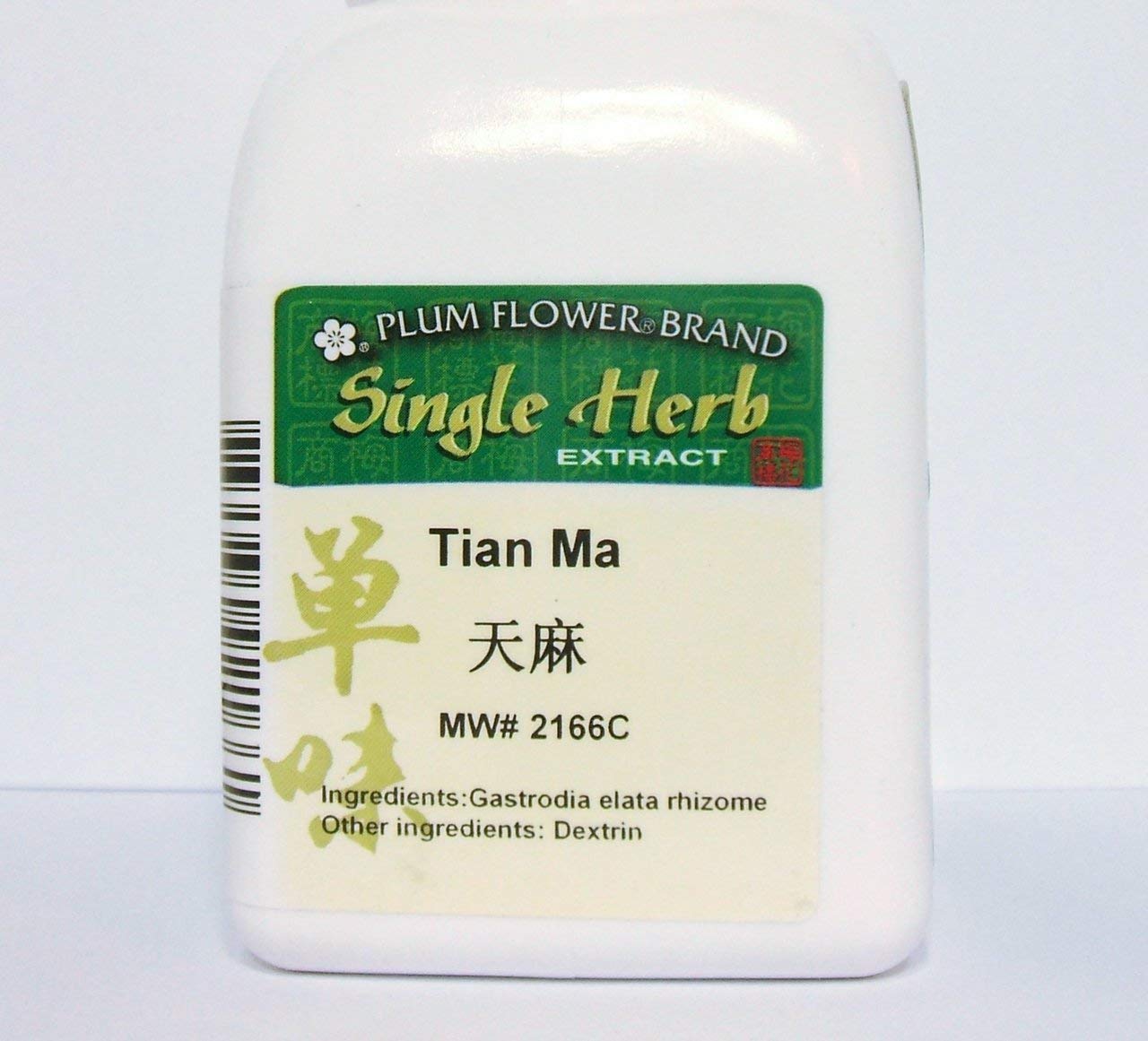 Plum Flower Gastrodia Elata Rhizome / Tian Ma Extract Powder 100 Count