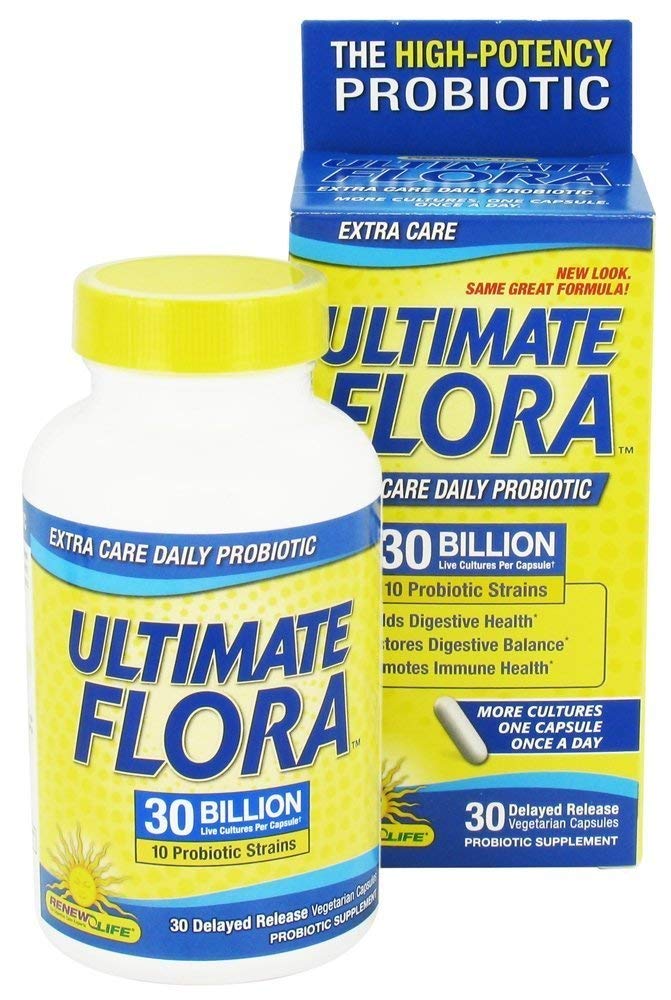 Ultimate Flora Extra Care Probiotic Supplement Vegetable Capsule 60 Capsules
