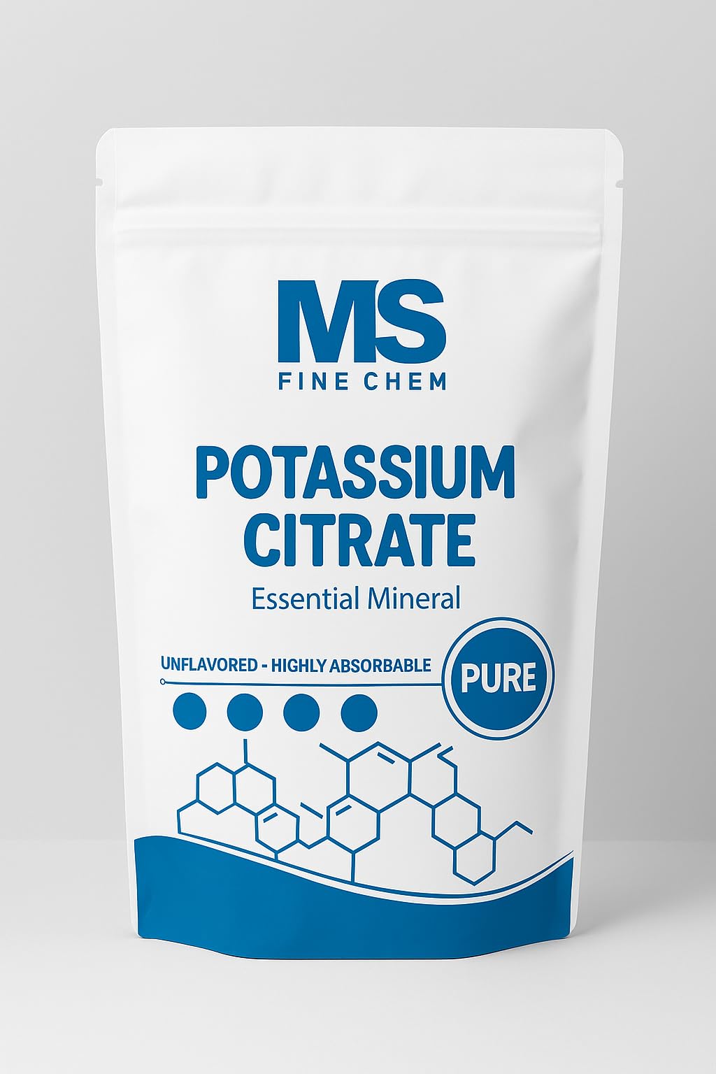 MS Finechem Potassium Citrate Powder 17.64 Ounce