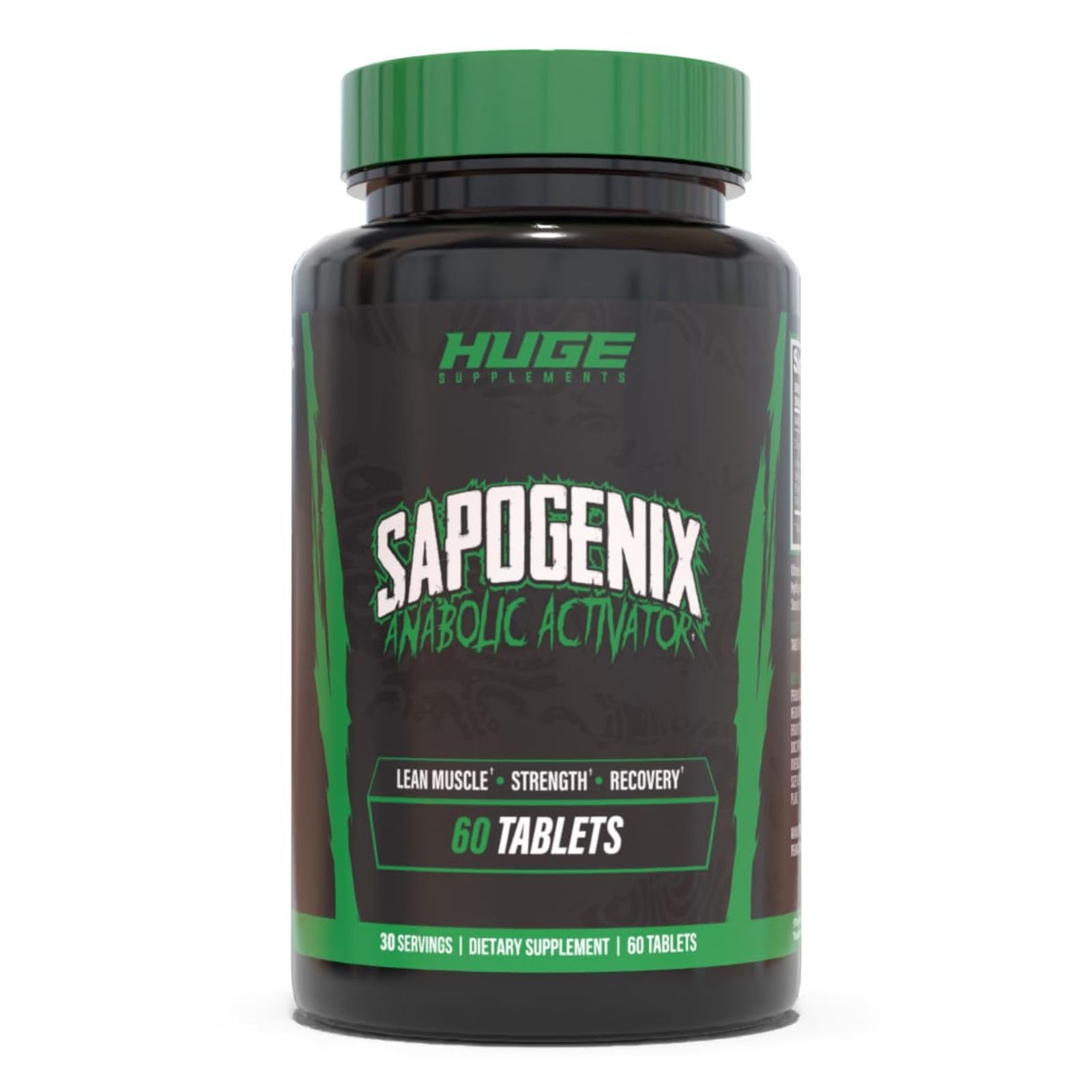 Huge Supplements Sapogenix Anabolic Activator for Muscle Growth, Strength & Recovery, 60 Tablets
