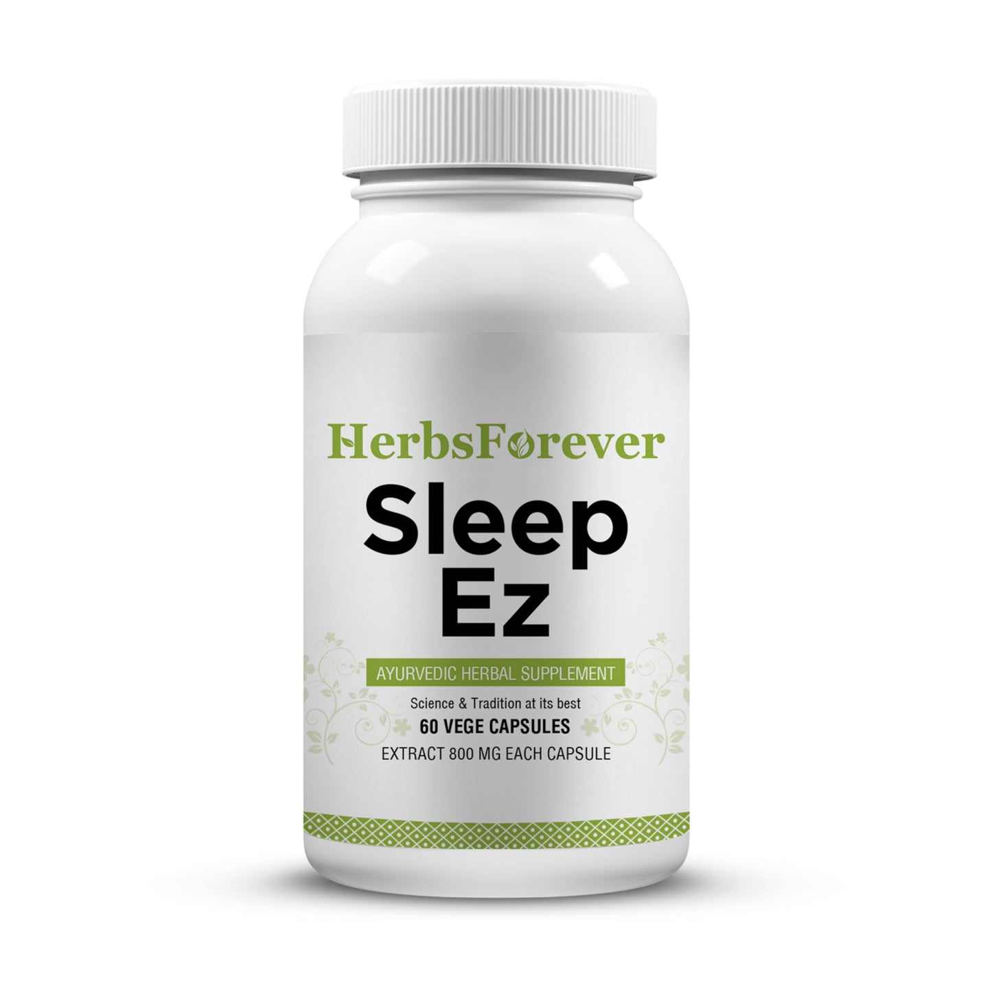Herbsforever Sleep Ez (Sleep Ease) Ayurvedic Herbal Formulation Capsule 60 Count