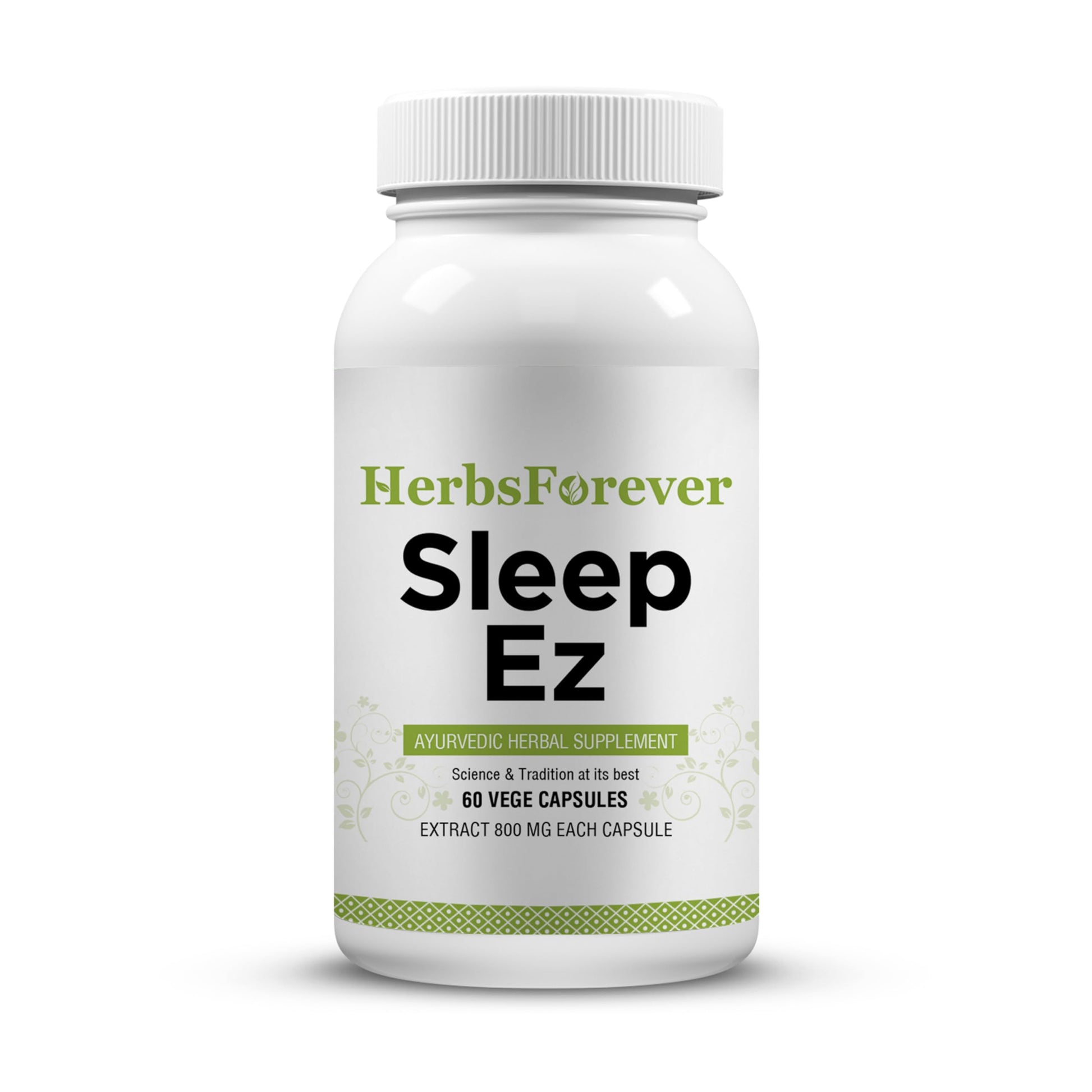 Herbsforever Sleep Ez (Sleep Ease) Ayurvedic Herbal Formulation Capsule 60 Count