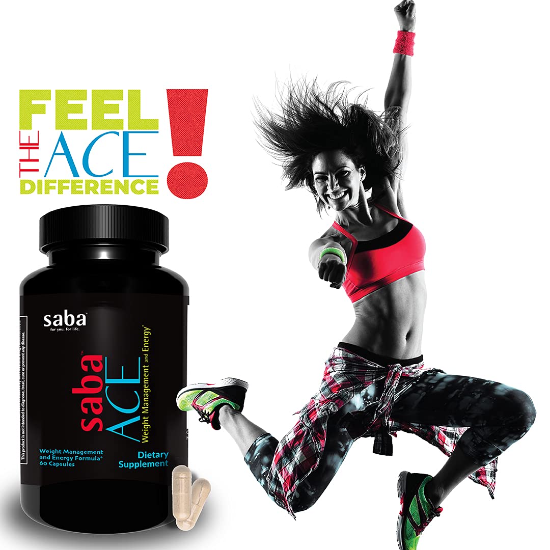 Saba ACE Appetite Control and Energy Capsules 60 Count