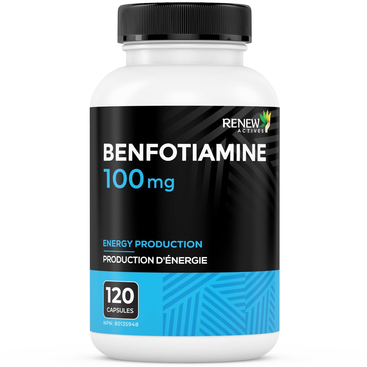 Renew Actives Benfotiamine 100mg Capsule 60 Count
