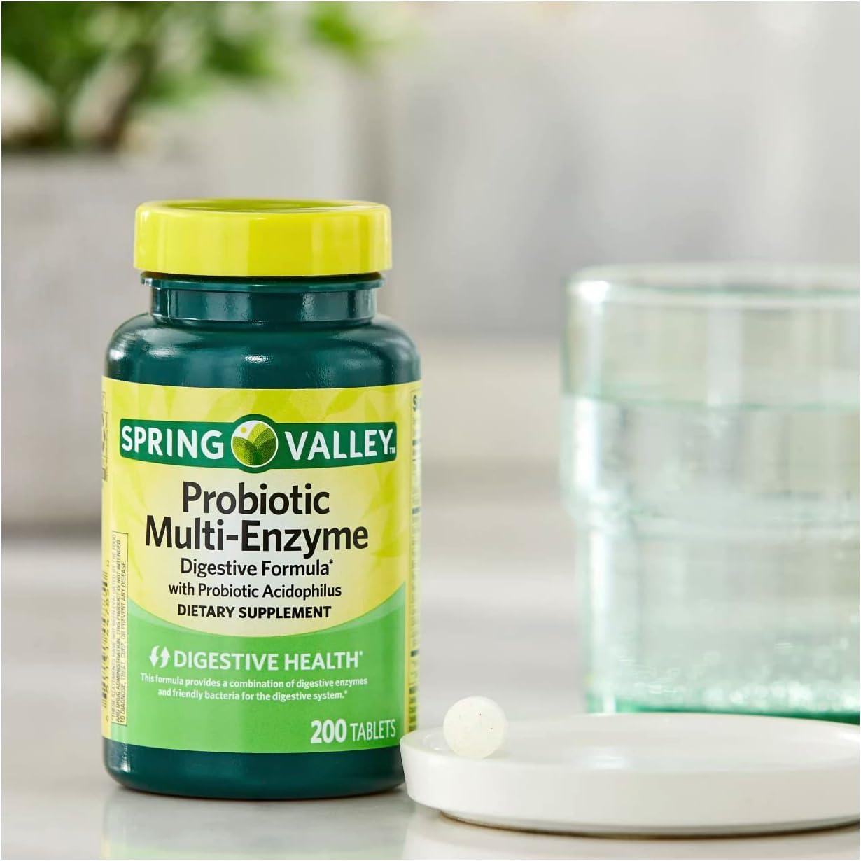 Generic Valley Multi-Enzyme Probiotic Tablet, 200 Tablets