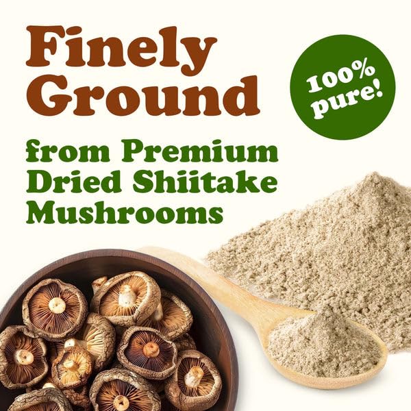 Food to Live Shiitake Mushroom Powder, 6 Ounces