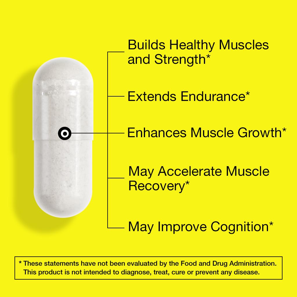 FEEL GOOD Company Creatine + Capsules, 60 Count