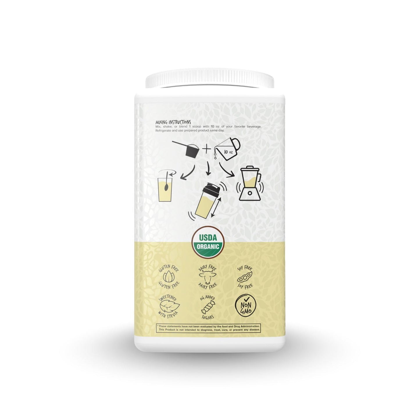 Portions Master Plant Protein Powder, Fermented Brown Rice Vanilla, 26.4 Servings