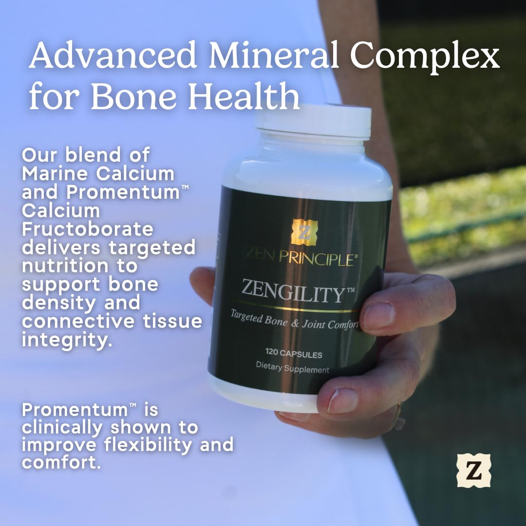 Zen Principle Zengility Joint Support & Bone Strength Supplement Capsule, 240 Capsules