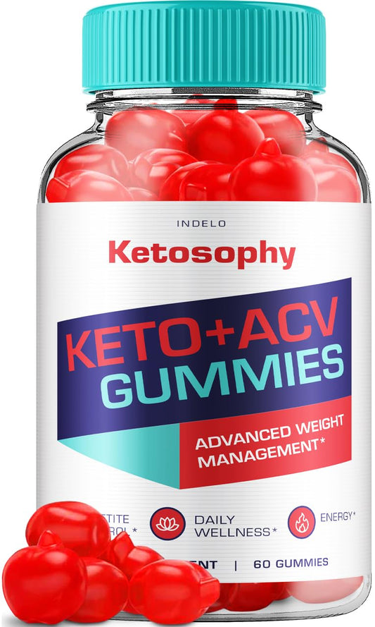 Indelo KetoSophy ACV Gummies 60 Count