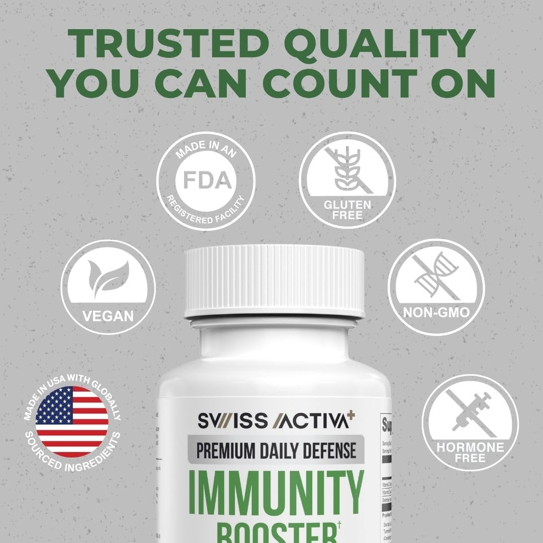 Swiss Activa+ Labs Immunity Booster Capsule 60 Count