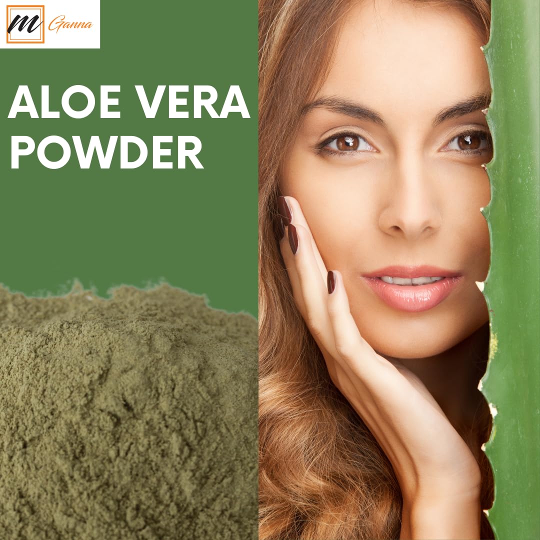 mGanna Aloe Vera Leaf Powder 3.52 Ounce