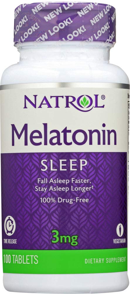 Natrol Melatonin 3 mg Sleep Time Release Dietary Supplement Tablet 400 Tablets