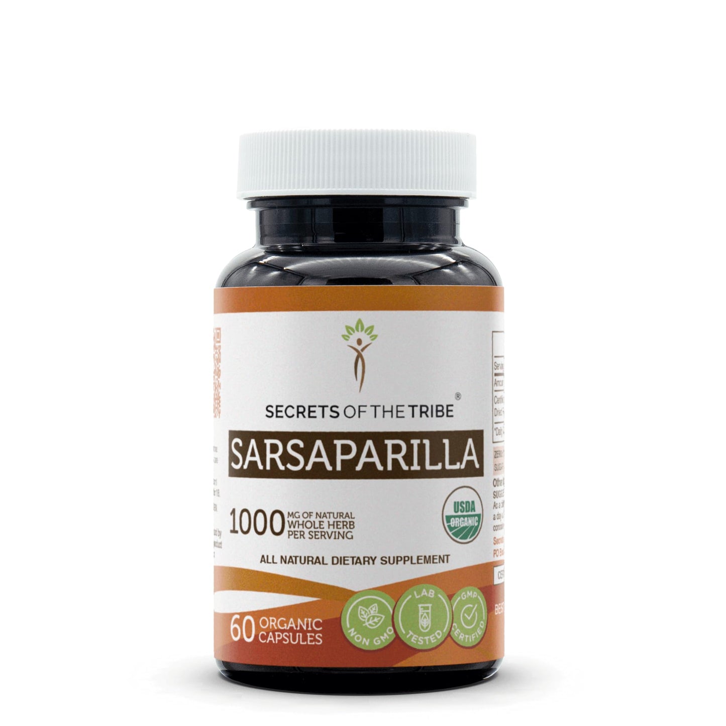 Secrets of the Tribe Sarsaparilla Capsule 60 Count