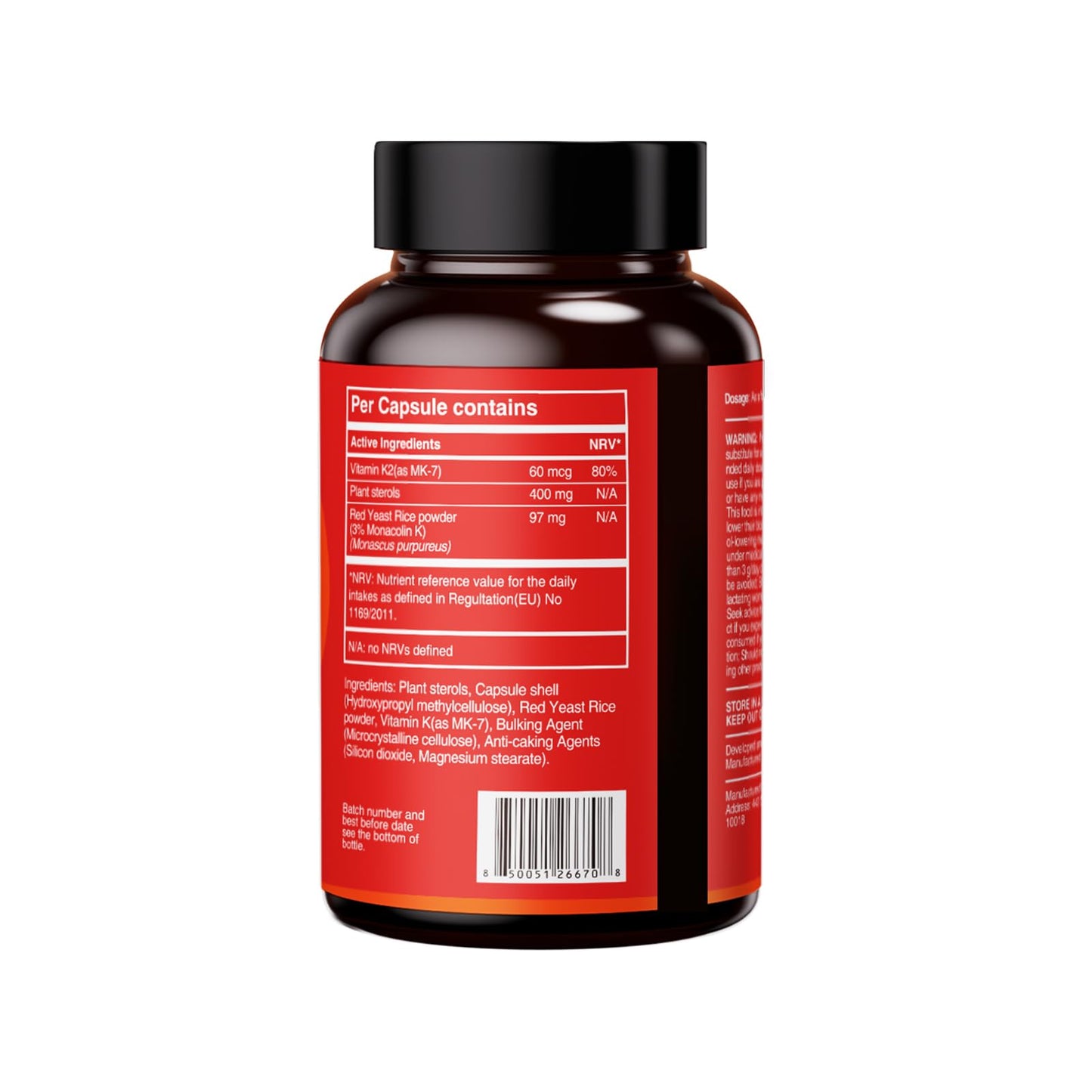 HUJ Red Yeast Rice Complex Capsule 60 Capsules