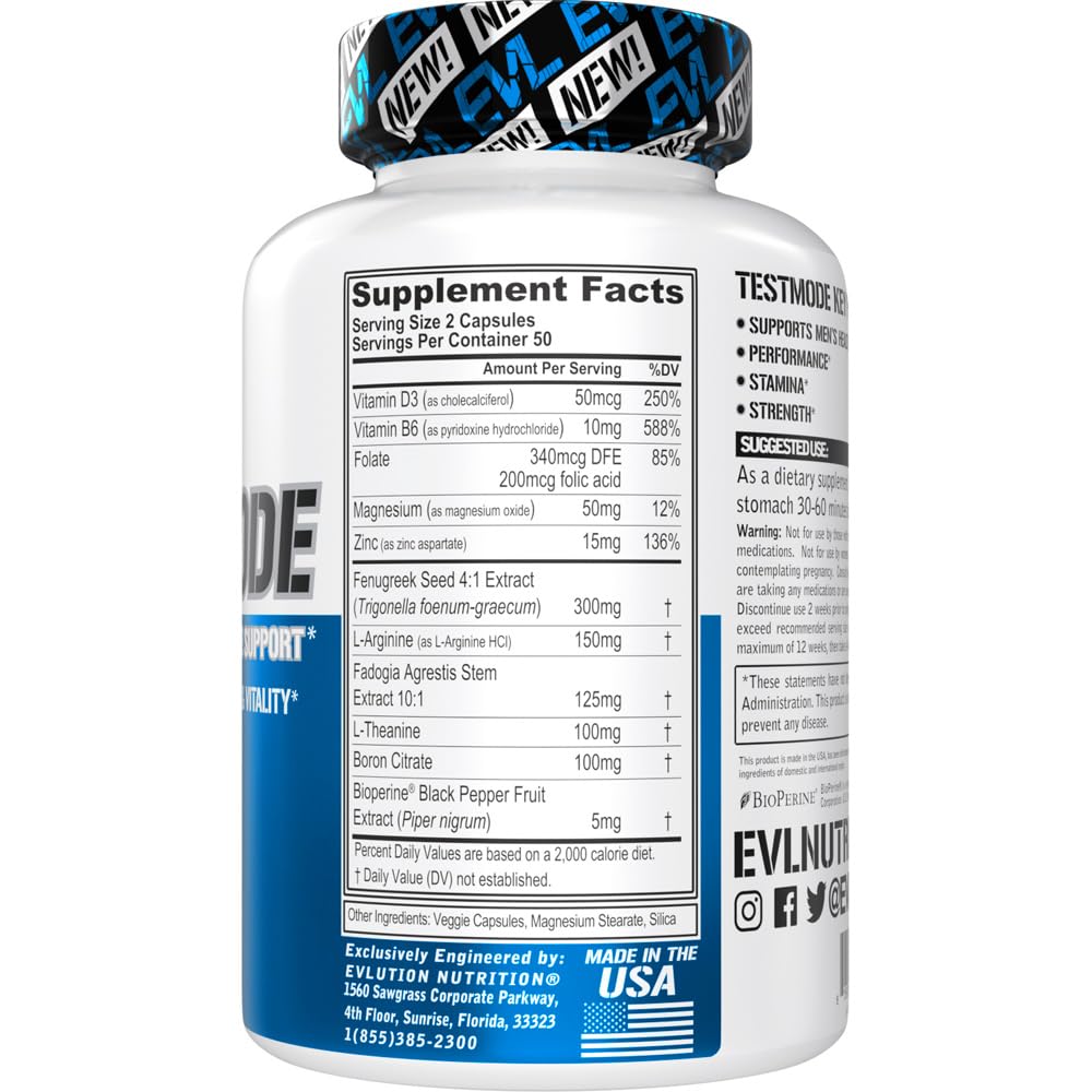 Evlution TestMode Capsules 100
