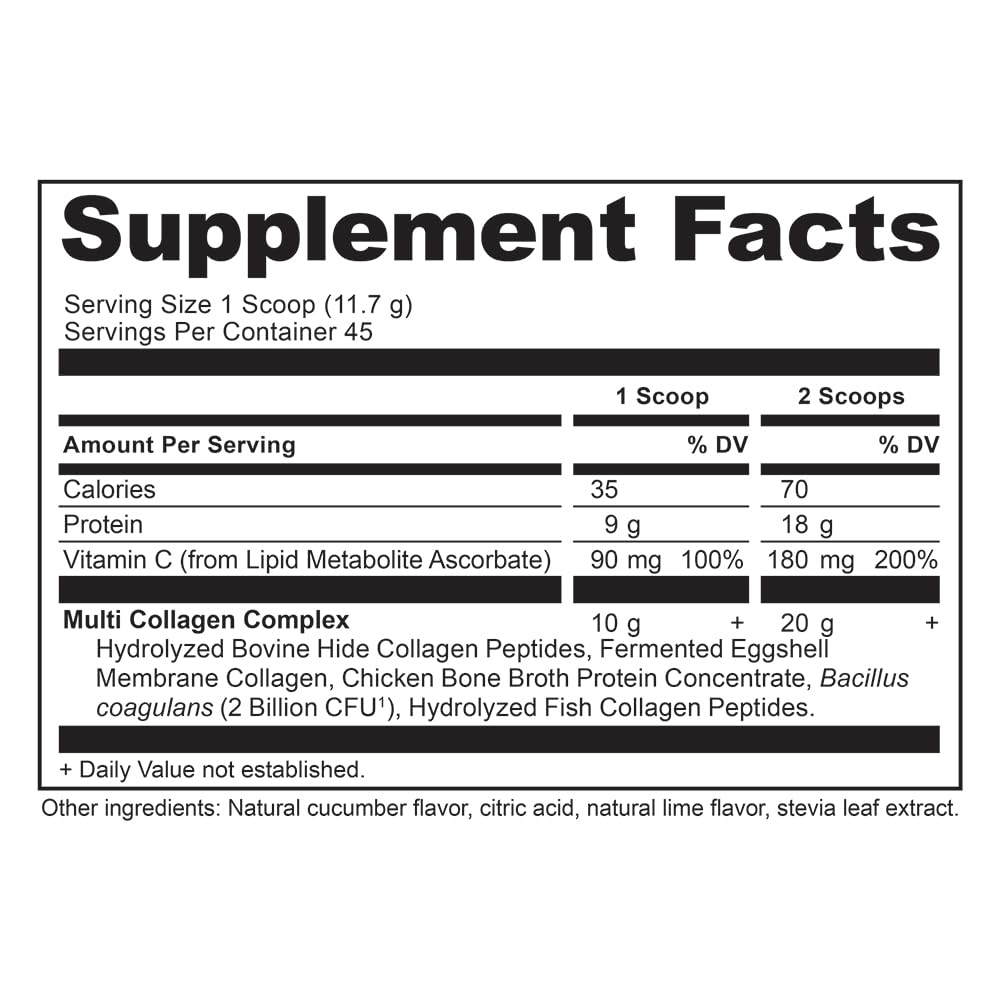 Ancient Nutrition Hydrolyzed Multi Collagen Peptides Powder 18.6