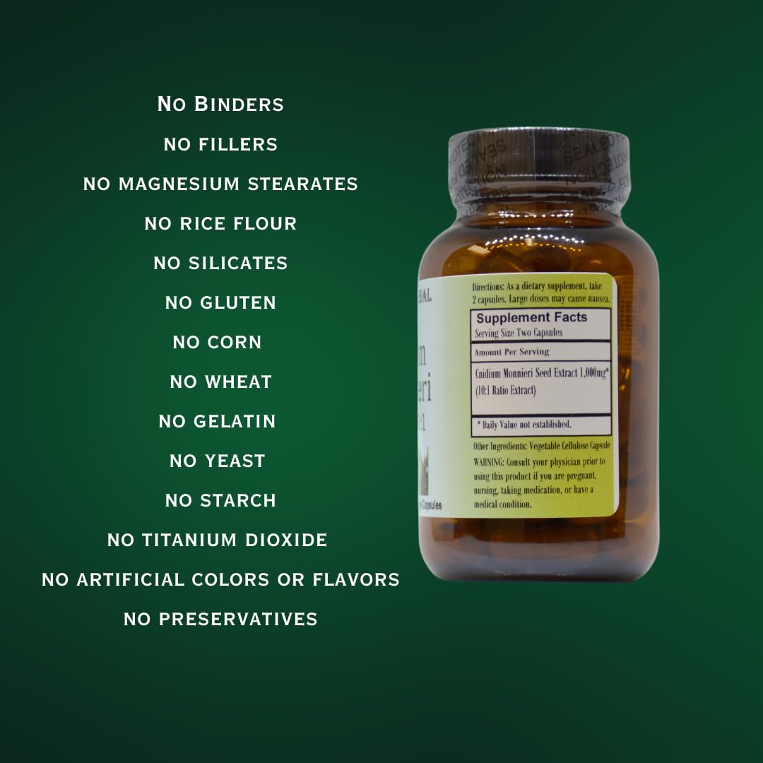 Barlowe's Herbal Elixirs Cnidium Monnieri Supplement 60 Capsules