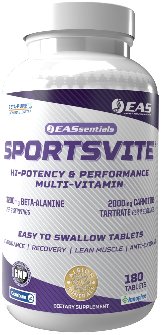 EAS SportsVite High Potency Multivitamin for Athletes 180 Tablets