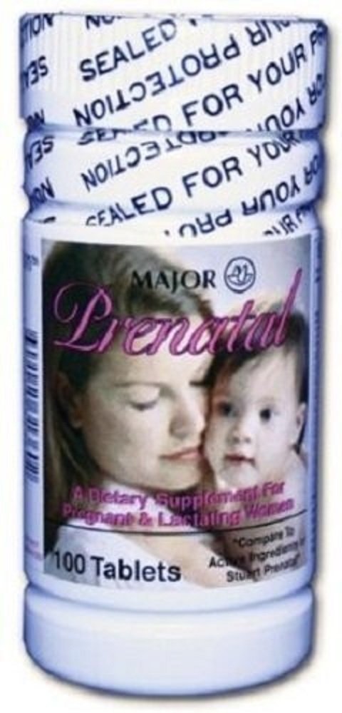 MAJOR Prenatal Tablets 100 Tablets
