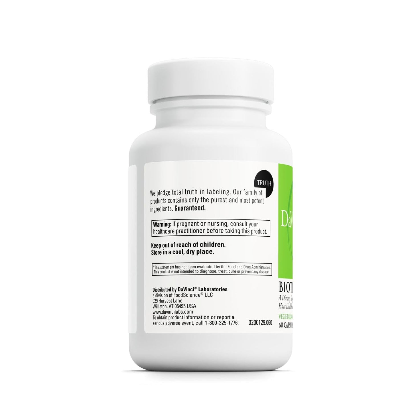 DAVINCI Biotin Tablet 120 Count