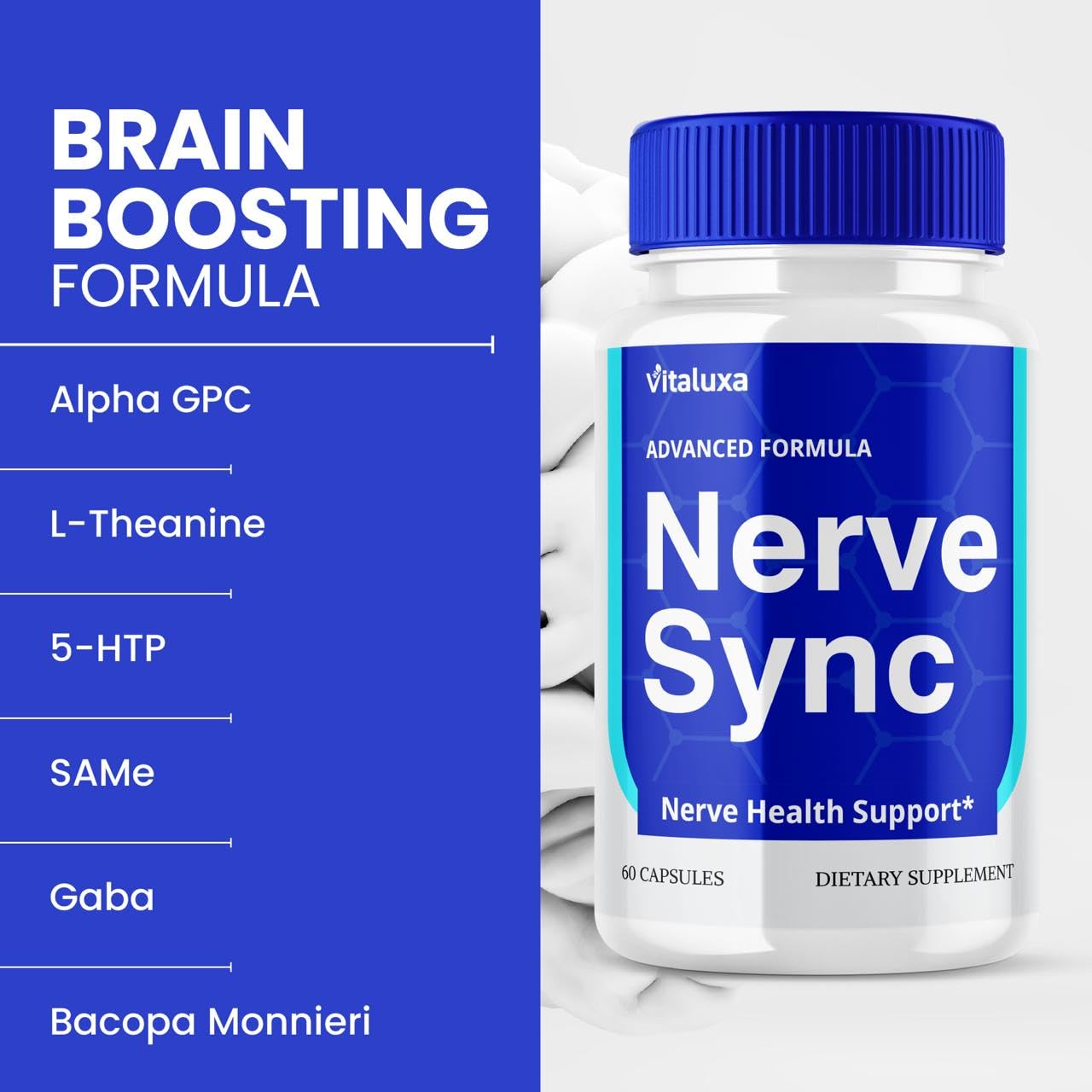 Vitaluxa Nerve Sync Capsules 60 Capsules