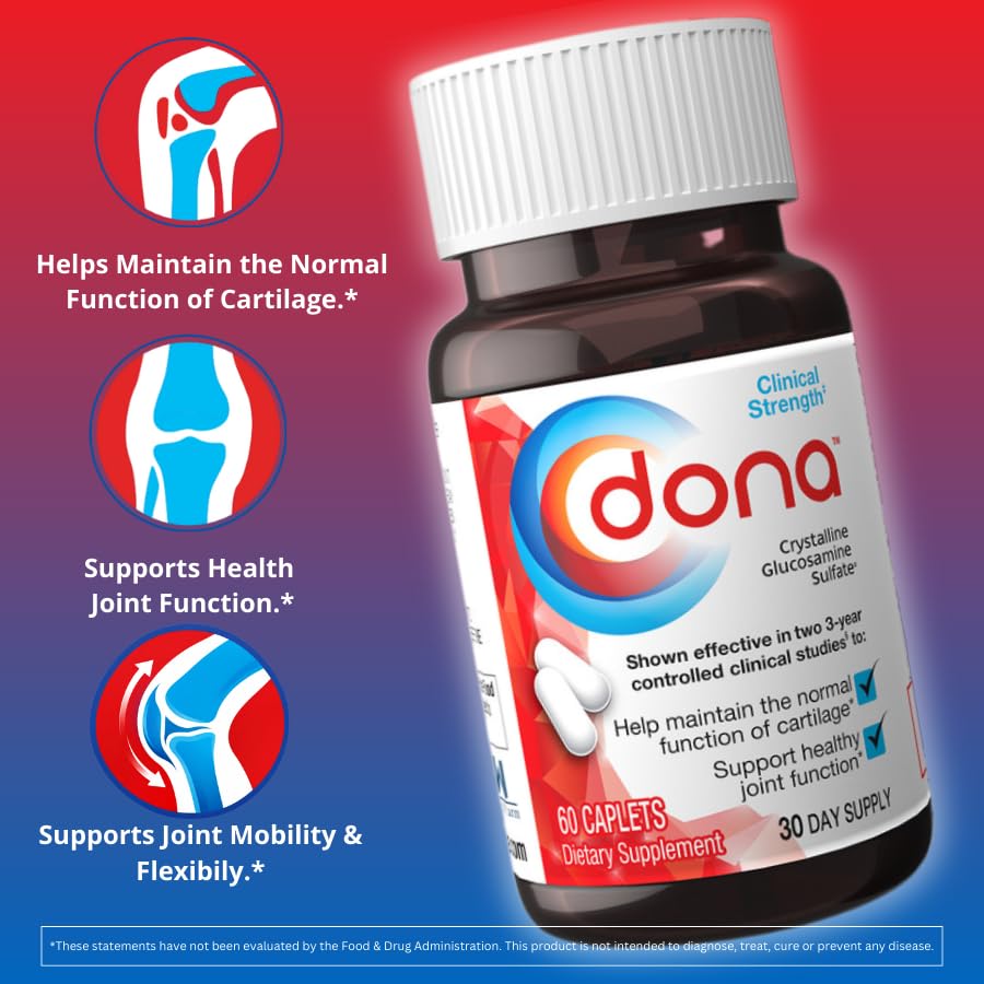 WynnPharm Dona Crystalline Glucosamine Sulfate 1500 Mg Caplets 120