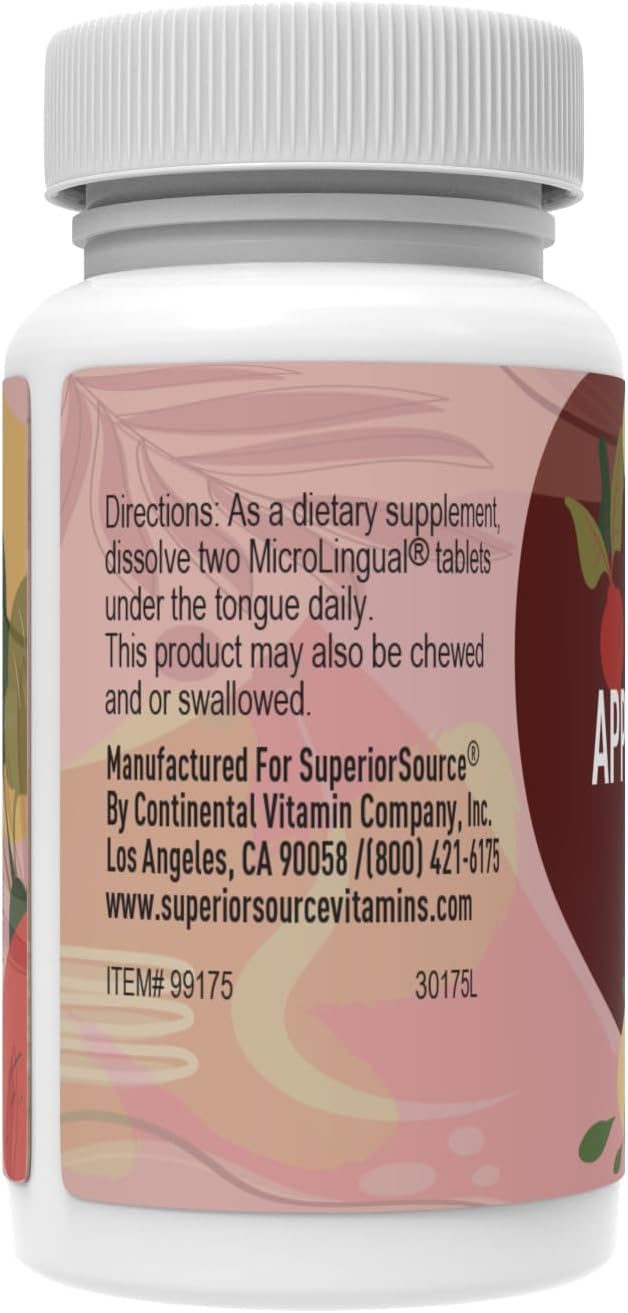 Superior Source Beet Root & Apple Cider Vinegar Clean Melts 120 Tablets