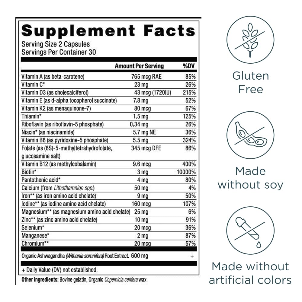 Ancient Nutrition Women’s 50+ Multivitamin Menopause Support Capsule 60 Count