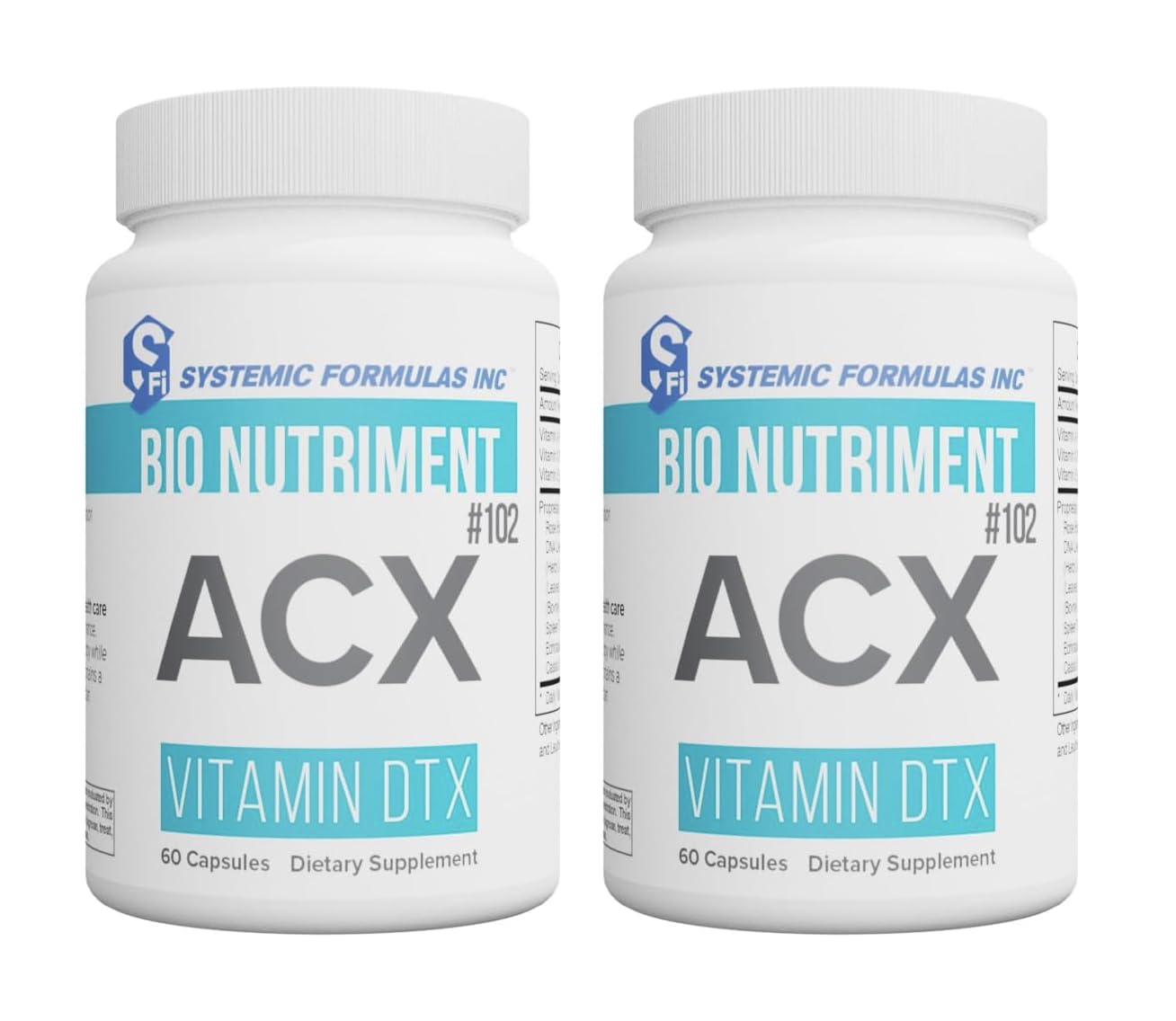 VitaBoost Bio Nutriment ACX Vitamin DTX Formula 60 Capsules
