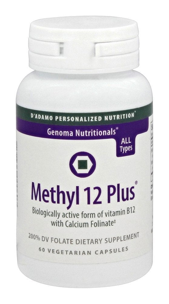 D'Adamo Personalized Nutrition Methyl 12 Plus Capsules, 60 Count